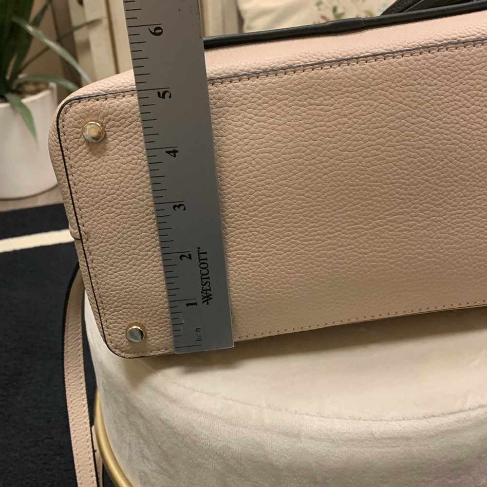 Kate Spade Ward Place Evangelie Satchel Bag Dusty Pink/Black Medium - Picture 6 of 16
